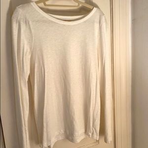 JCrew White Painter Tee